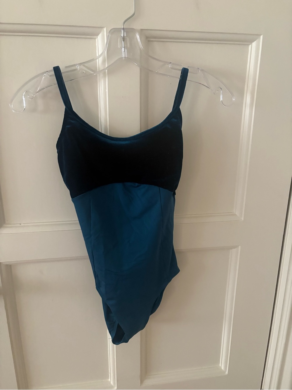 Stunning velvet detailed leotard